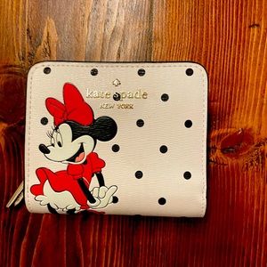 Disney x Kate Spade Minnie Mouse Zip Around Wallet